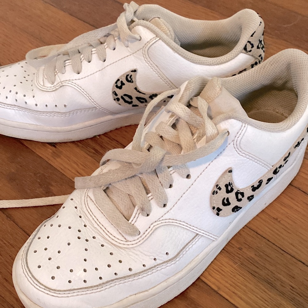 Leopard Nikes 7.5